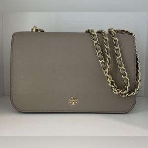 Tory Birch Emerson Saffiano Leather Crossbody Bag